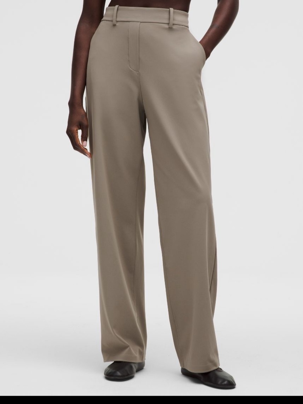 NWT Daydrift Straight Leg Pants Sz M SHORT in Warm Ash Grey